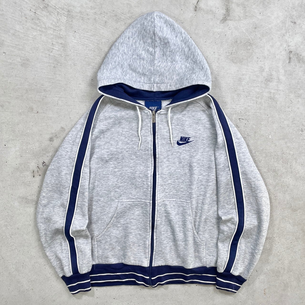 80年代 NIKE ナイキ スウェットパーカー フルジップパーカー 紺タグ 