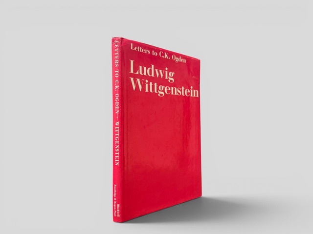 【SFF293】【FIRST EDITION】Letters to C. K. Ogden with Comments on the English Translation of the Tractatus Logico-Philosophicus(1973) /Ludwig Wittgenstein