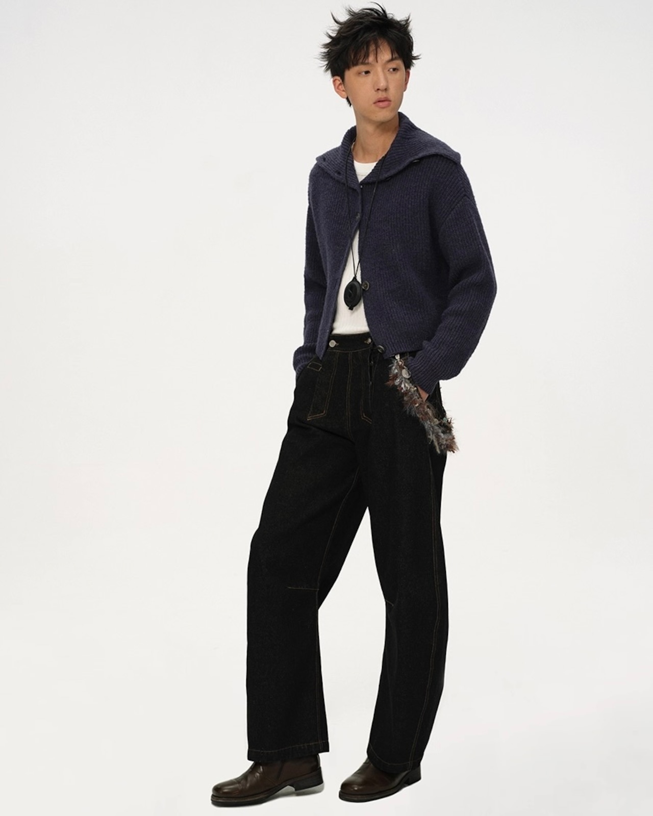 BALIANG Double Knife Water Washed Trousers