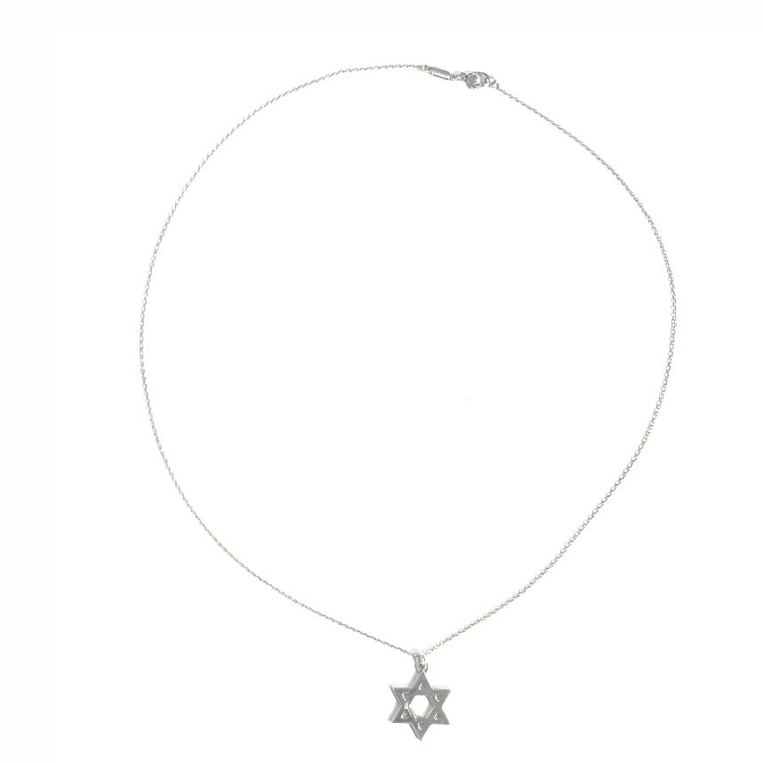 TIFFANY&CO.】T1986 スター・オブ・ダビデ ネックレス／シルバー925