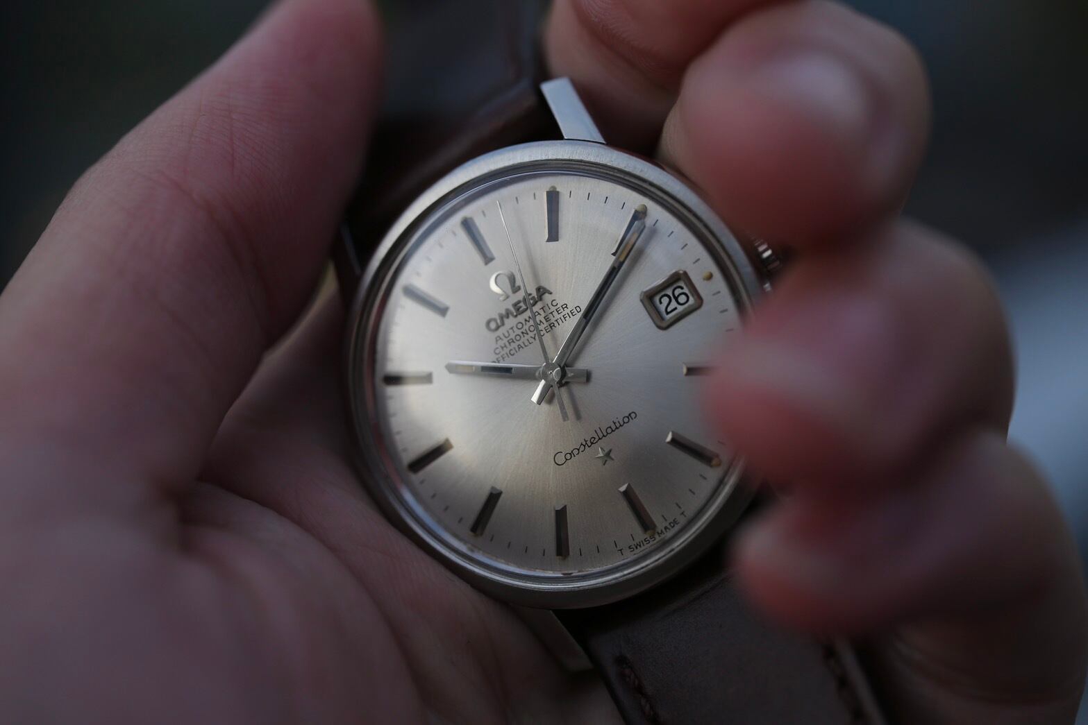 OMEGA】 1968年製 オメガ コンステレーション デイト ショートラグ
