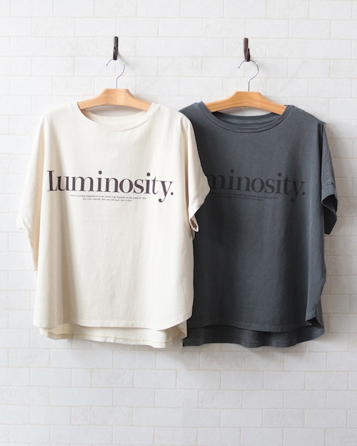 【hunch】ピグメント製品染め ロゴTシャツ　(260735)