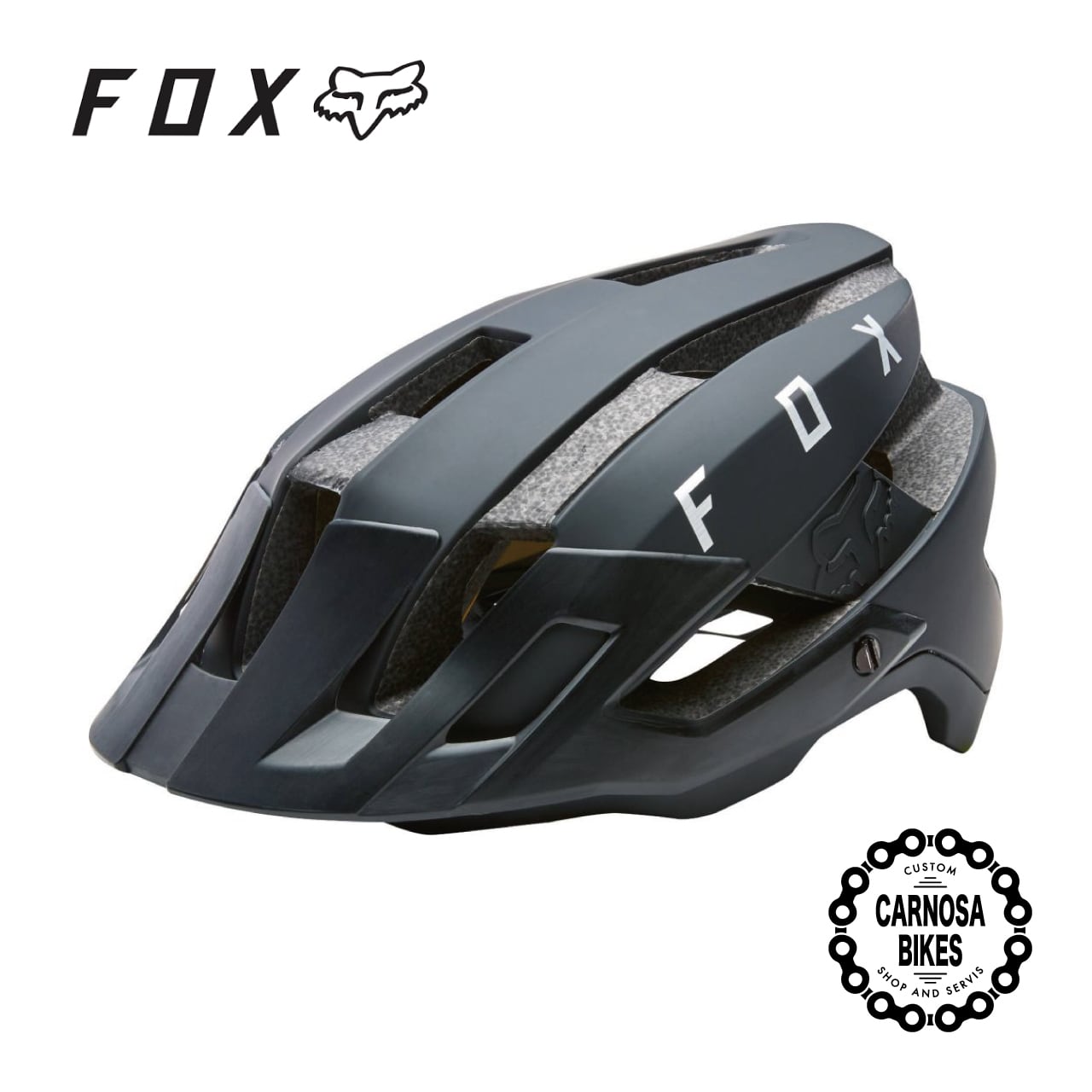 Flux Helmet Fox Flux Mips FOX FLUX MIPS CONDUIT HELMET – O'Mara Cycles