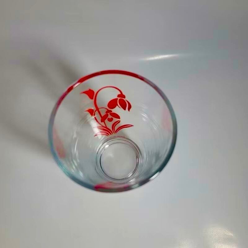 レトロなパパイヤミルクグラス 400ml | 台湾雑貨商店