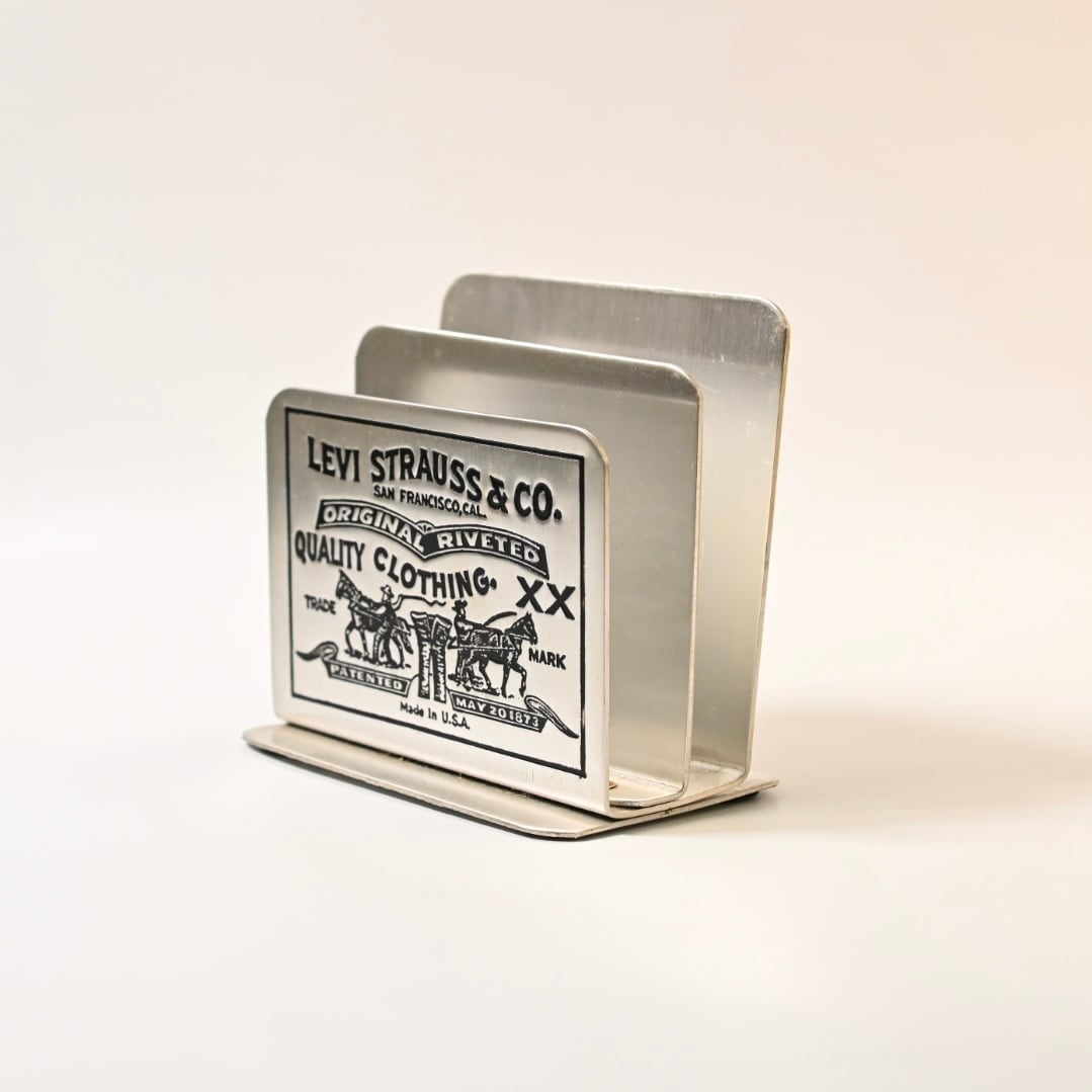 70's Vintage Levi Strauss Napkin Holder | Button Works Store