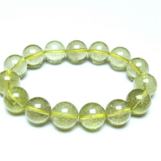 リビアングラス ブレスレット 14mm 一点物 メール便可 [M便 1/10] 199-766