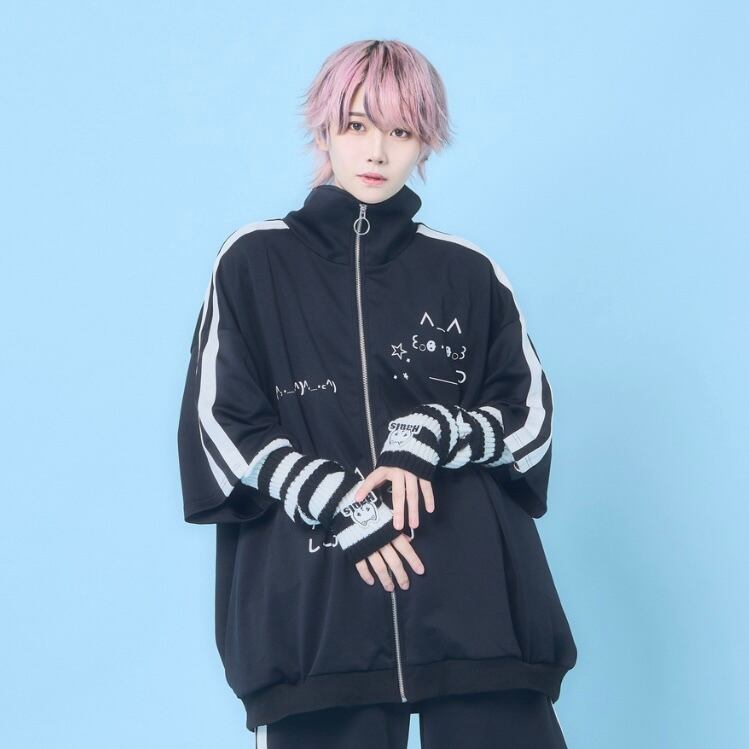Hauls ‪‪❤︎‬ 顔文字ジャージパンツせっとあっぷ 中古・古着通販】Hauls (ハウルズ) 顔文字ジャージパンツ