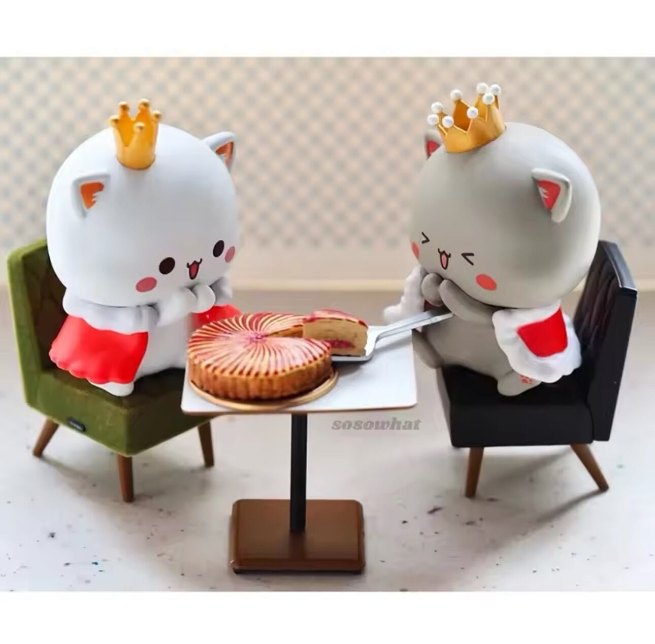 匿名配送・Mitao Cat(蜜桃猫)】ブラインドフィギュア第3段 王様ゴマ