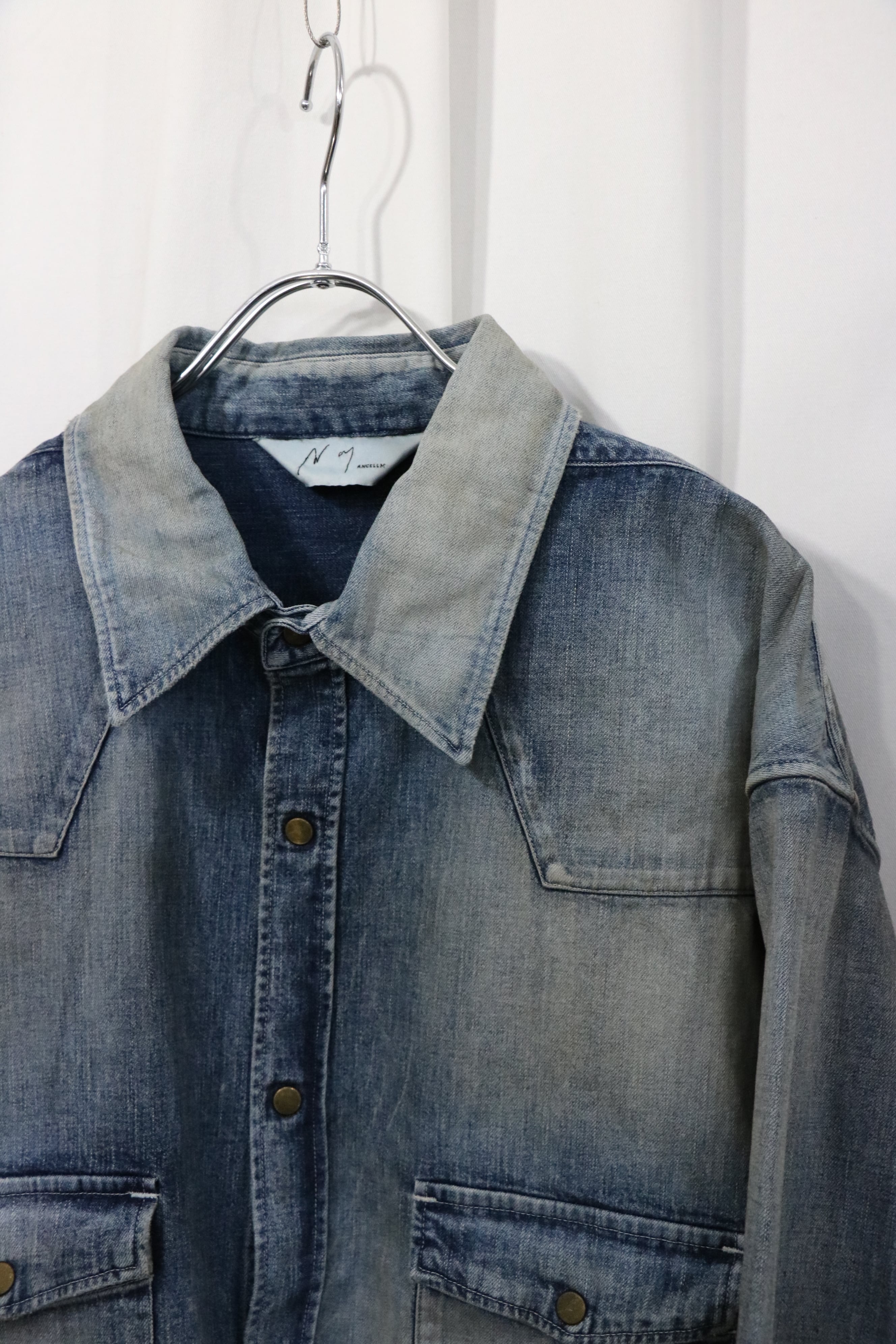Ancellm - DENIM WESTERN SHIRT - / ANC-SH50 / アンセルム デニム  
