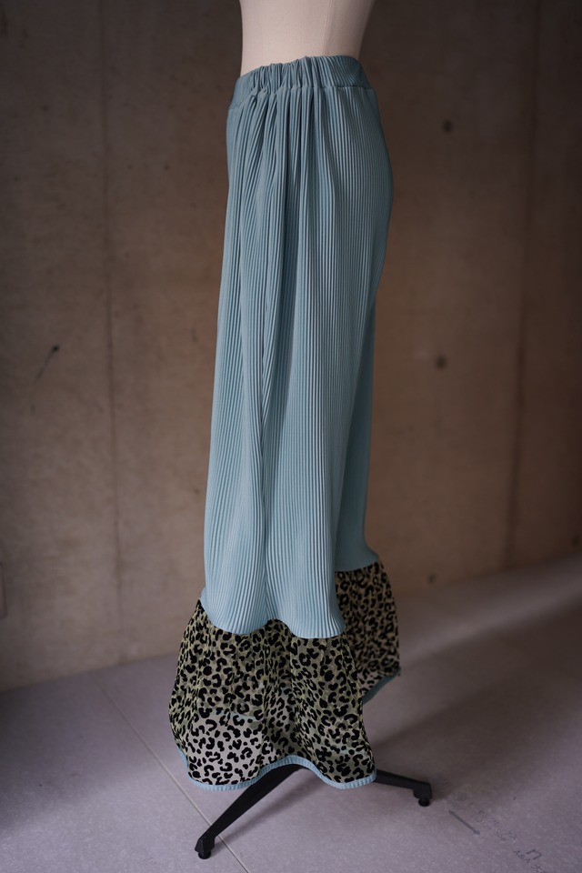 LEO TULLE HEM PLEATS PANTS 1