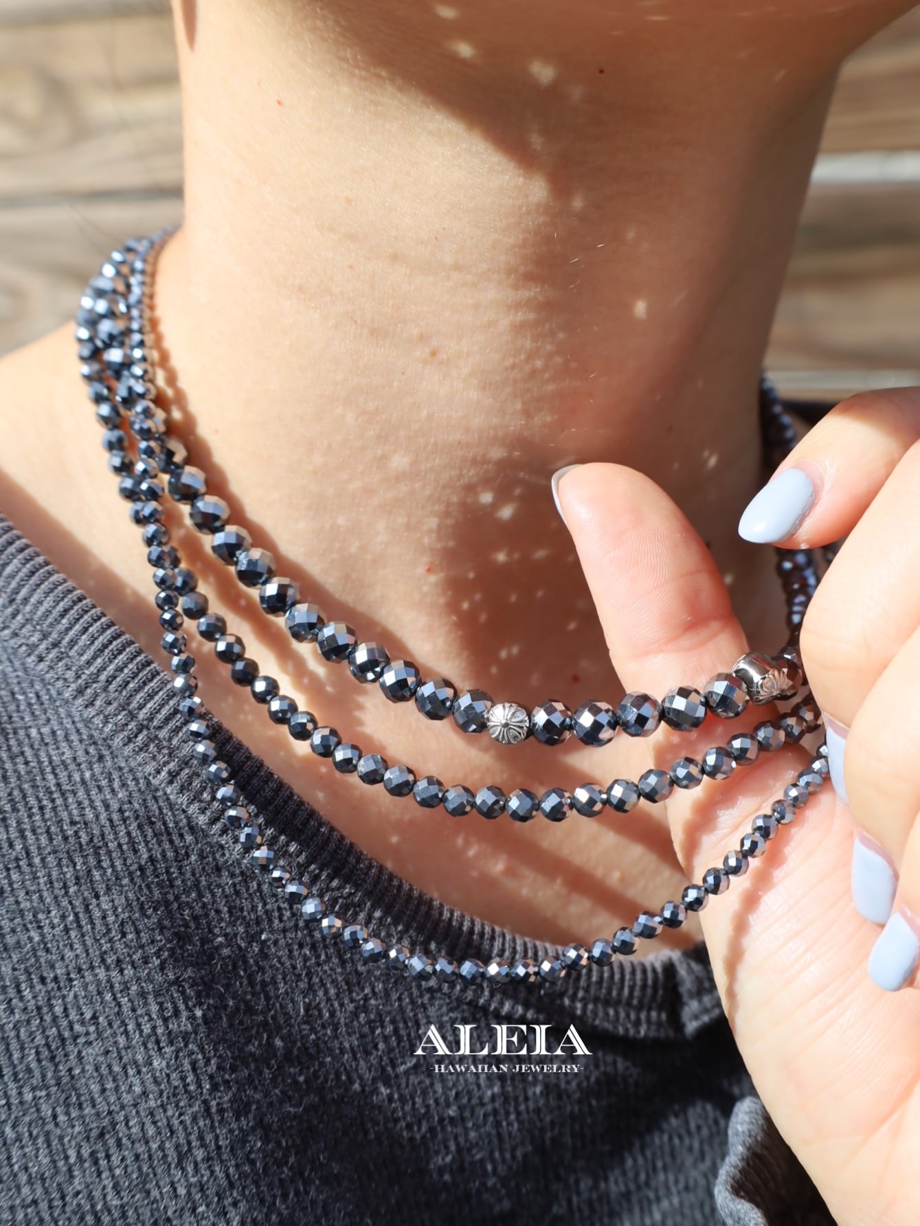 terahertz ore necklace[316L]ハワイアンジュエリー | ALEIA【Hawaiian