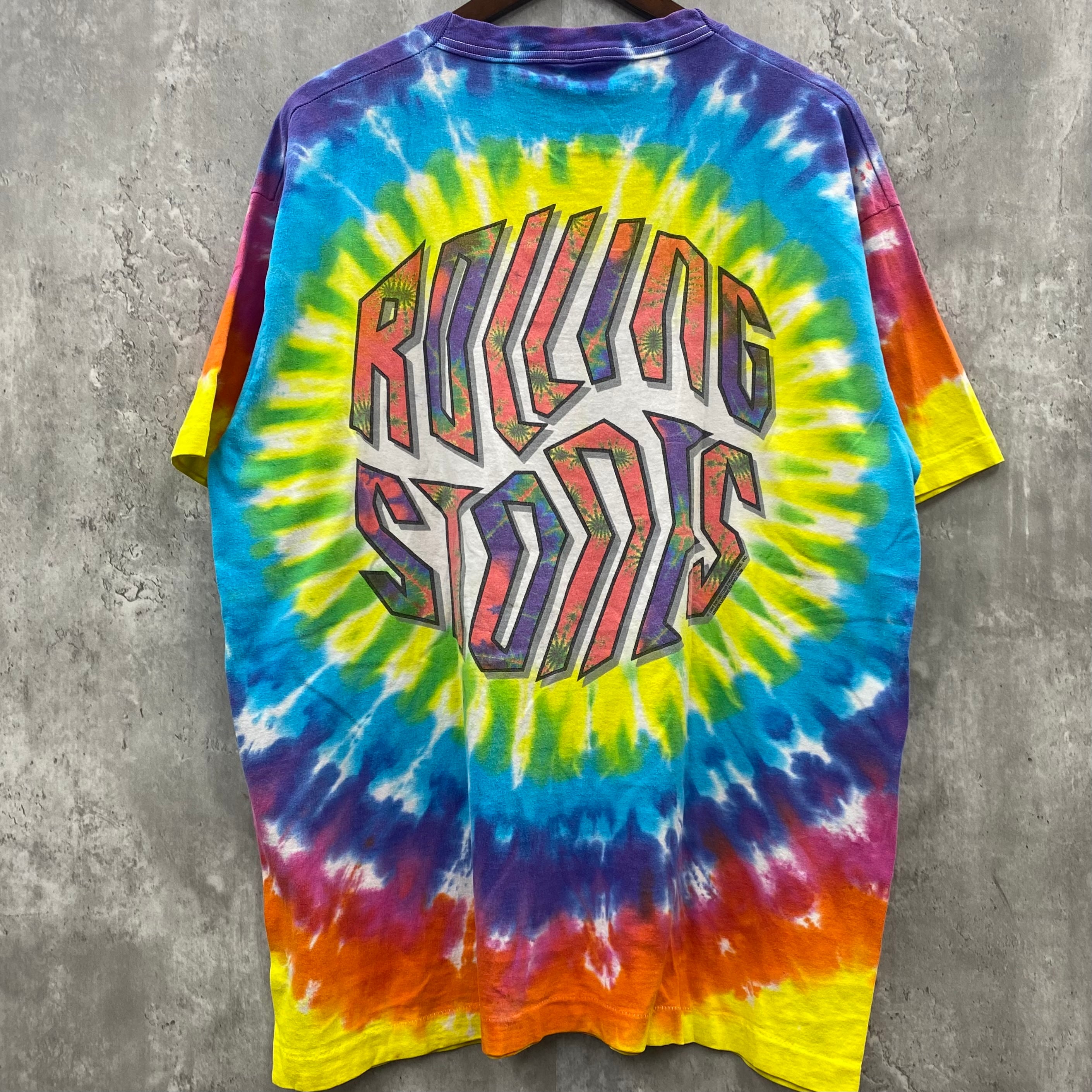 90's ROLLING STONES タイダイ柄 バンドTシャツ USA製 /1379 90's ROLLING STONES タイダイ柄 バンドTシャツ USA製 /1379