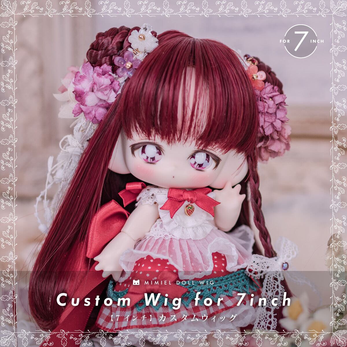 7インチ ウィッグ | MIMIEL | Doll Item Shop