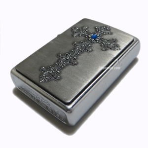 アンティック・ピューター・クロス・エンブレム・ジッポーライター / Zippo Antique Pewter Cross Emblem