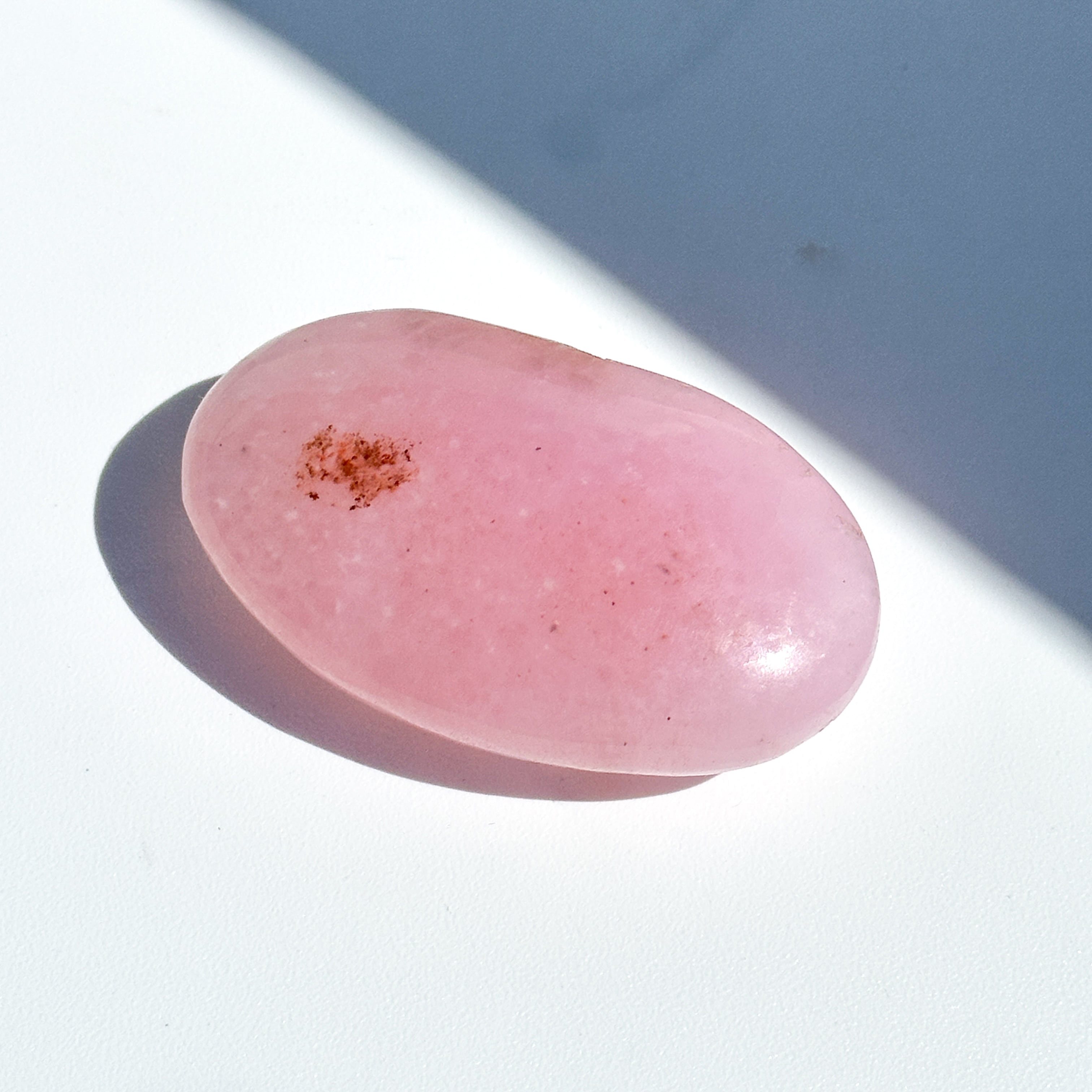 高品質】ピンクアラゴナイト パームストーン 94◇ Pink Aragonite Palm