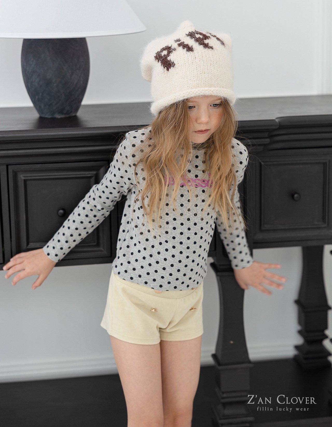 ZAN CLOVER［取寄］dot high neck tee 26winter