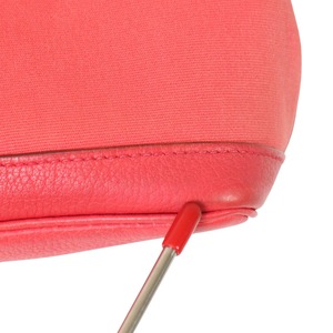 【最終処分SALE】HERMES エルメス   キャンバス ハンドバッグ ピンク A-7548