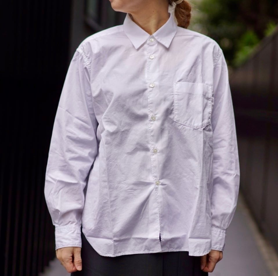 再入荷sans limite (サンリミット ) 2本針 ブロードボックスレギュラー white