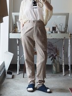 L.L.Bean Linen Cotton Houndstooth Trousers