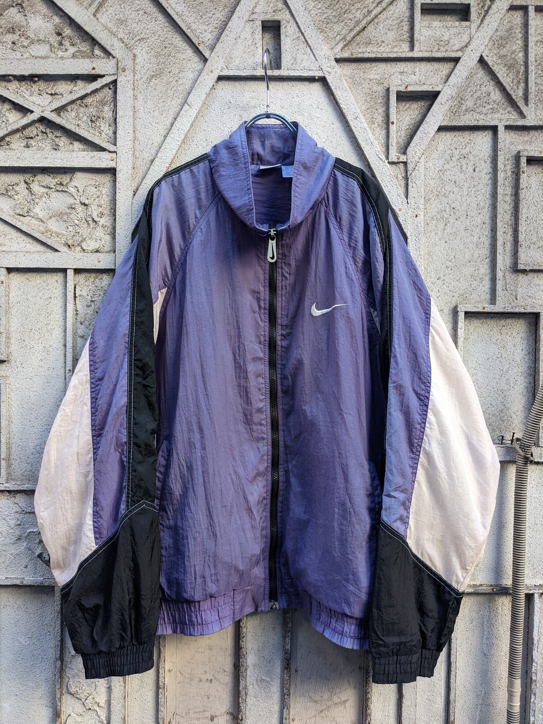 "NIKE" full zip nylon jacket