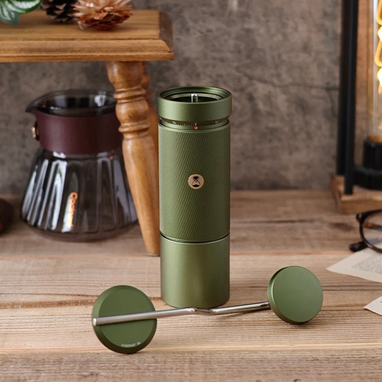 TIMEMORE Coffee Grinder Chestnut S5 Green