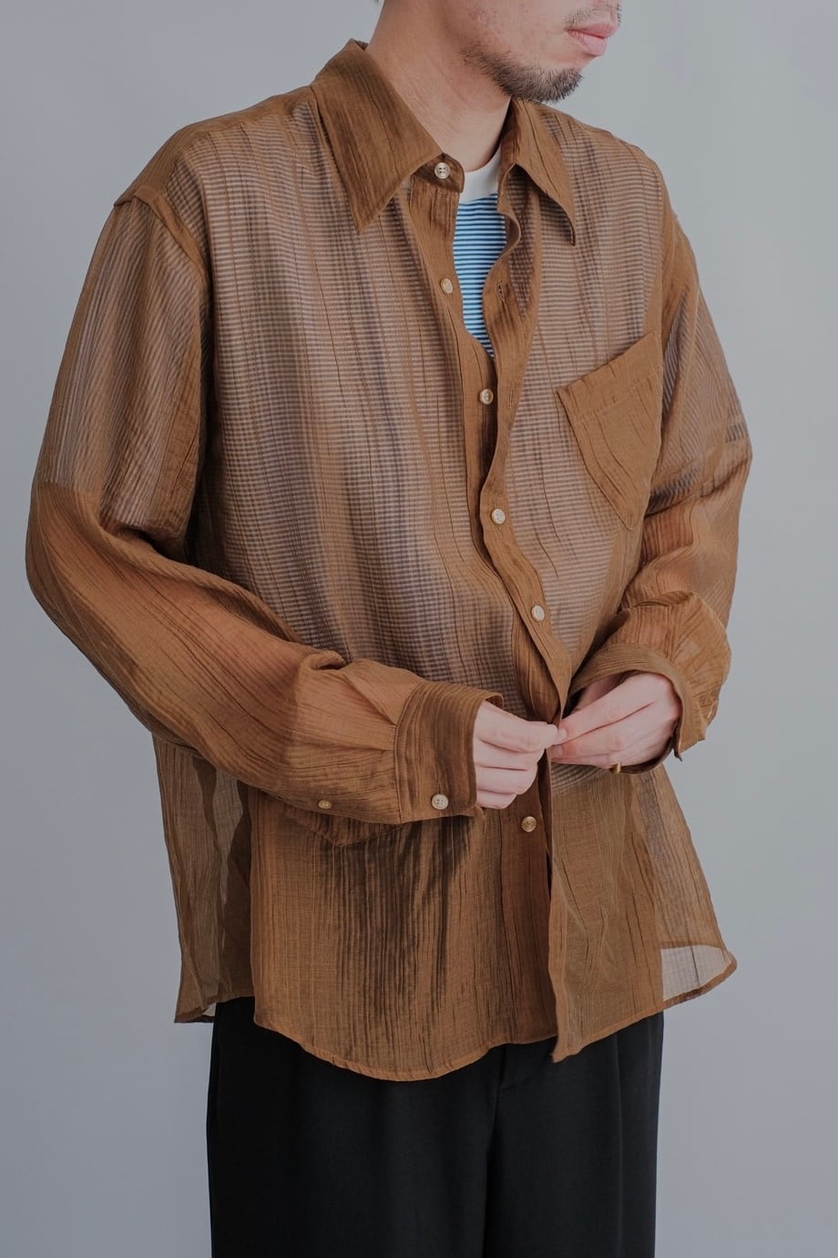 ABELIA EDWARD GOUCHA】ORDINARY SHIRT | puzzle