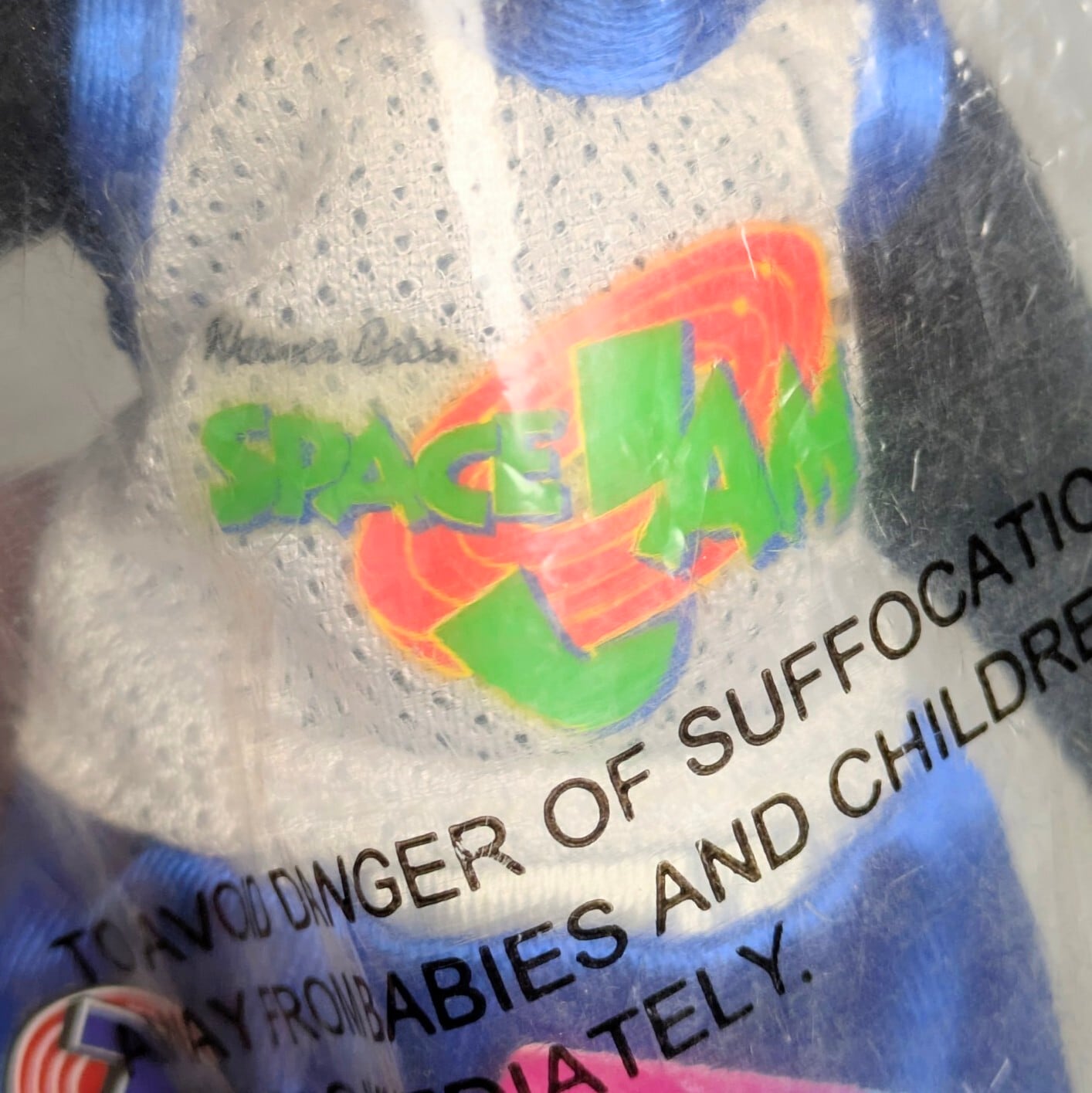 ☆VINTAGE 1996☆【 Looney Tunes ( ルーニーテューンズ ) / Space Jam 】 ダフィー・ダック McDonald's ミールトイ / ぬいぐるみ / プラッシュ 〚アメリカン雑貨 アメトイ〛