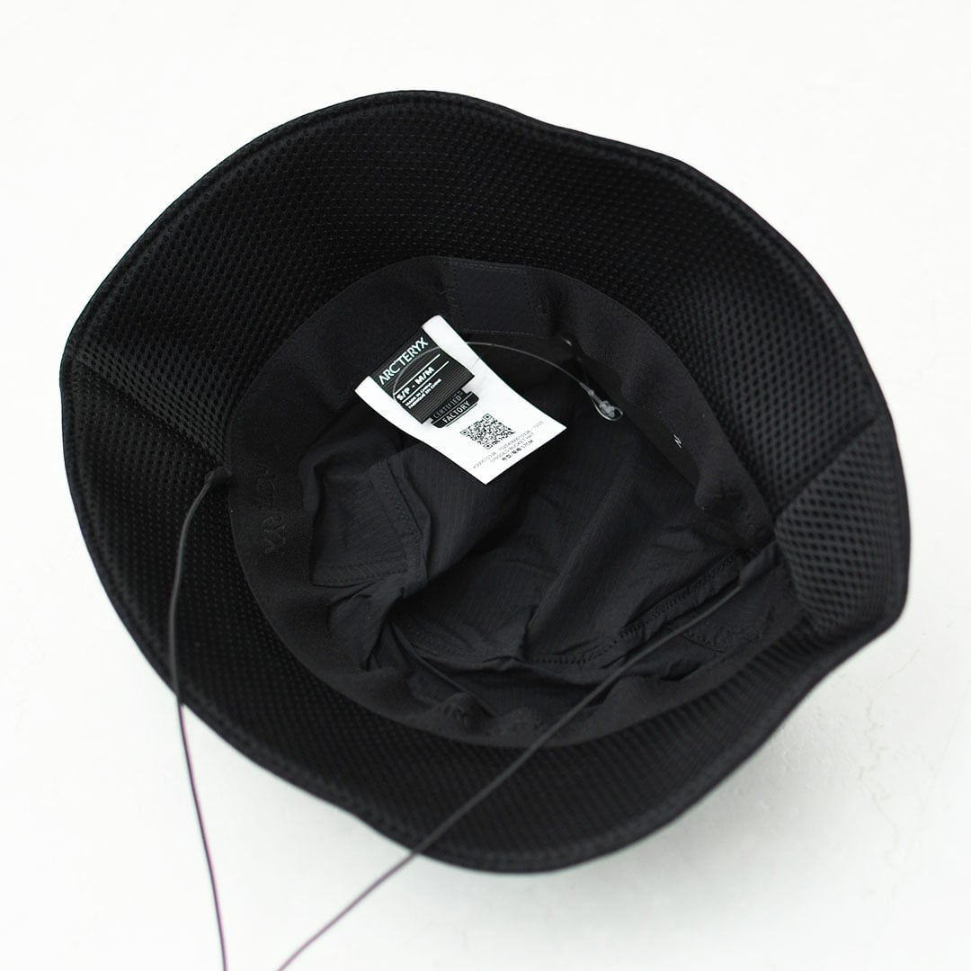 アークテリクス　ブラック バケットハット S/Mサイズ アークテリクス ARC'TERYX シンソロバケットハット Sinsolo Bucket Hat