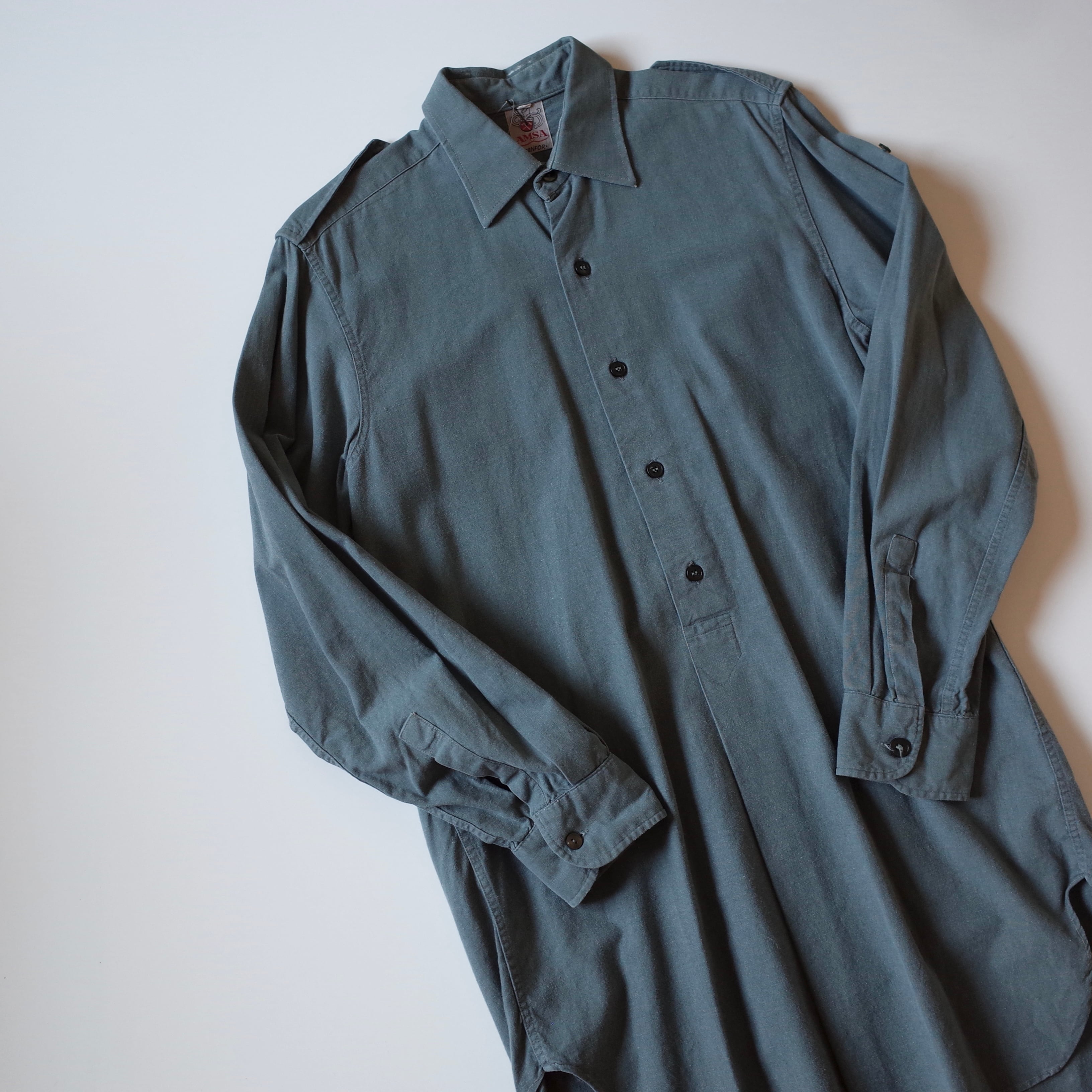 60s Euro military grandpa shirt