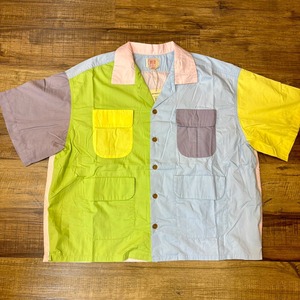 インプレストア【IMPRESTORE】Crazy Open Collar Short Sleeve Shirt / Luigi-ss