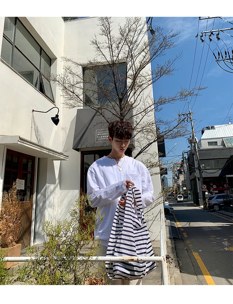 全3色 ロンT カットソー 無地 カジュアル おしゃれ シンプル