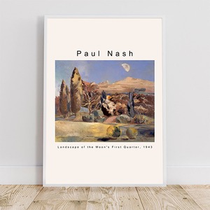 Paul Nash "Landscape of the Moon's First Quarter" / アートポスター ポール・ナッシュ