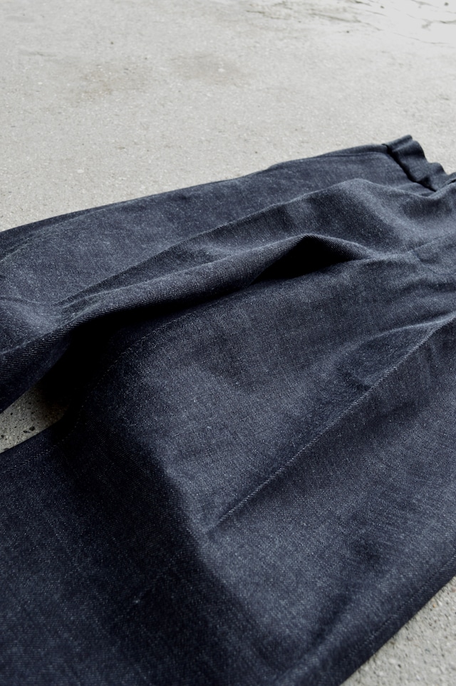 Sugar&Co 1Tuck Rigid Denim Trouser by Daddy's Pants Regular Fit From JPN Okayama Denim Slacks シュガーアンドコー デニムスラックス リジッドデニム 日本製