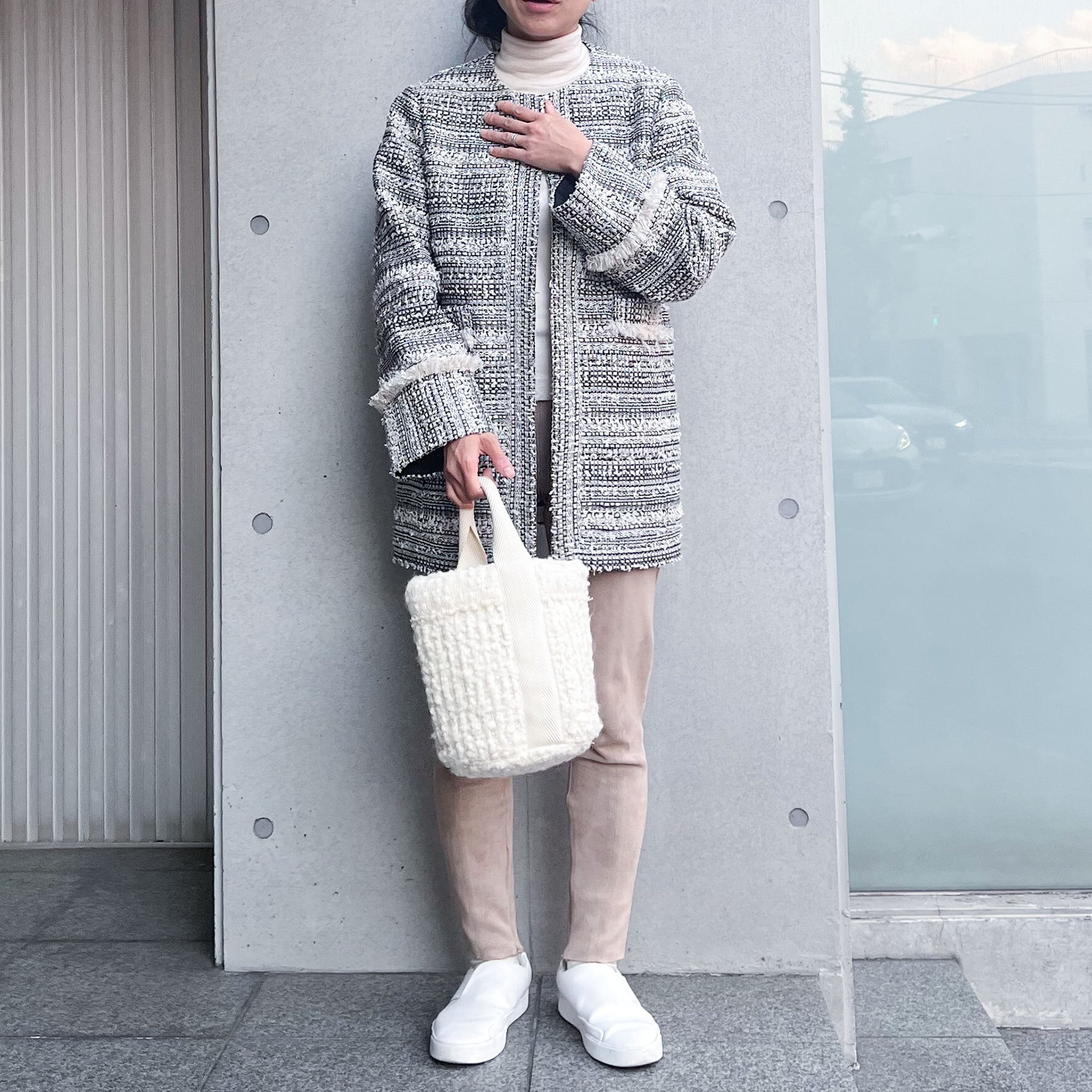 TWEED Long JACKET | ANALOG LIGHTING OFFICE
