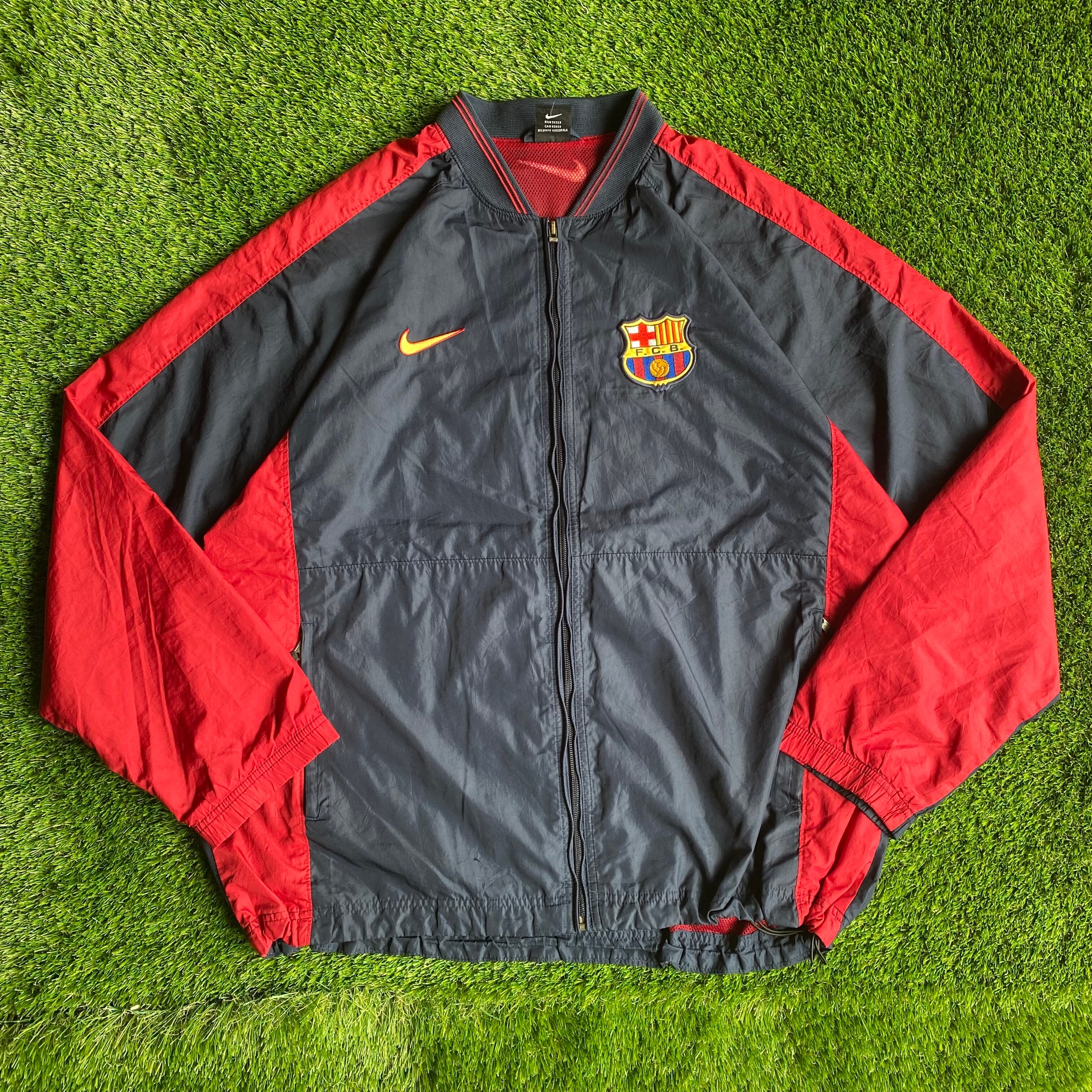old nike FC Barcelona nylon jacket