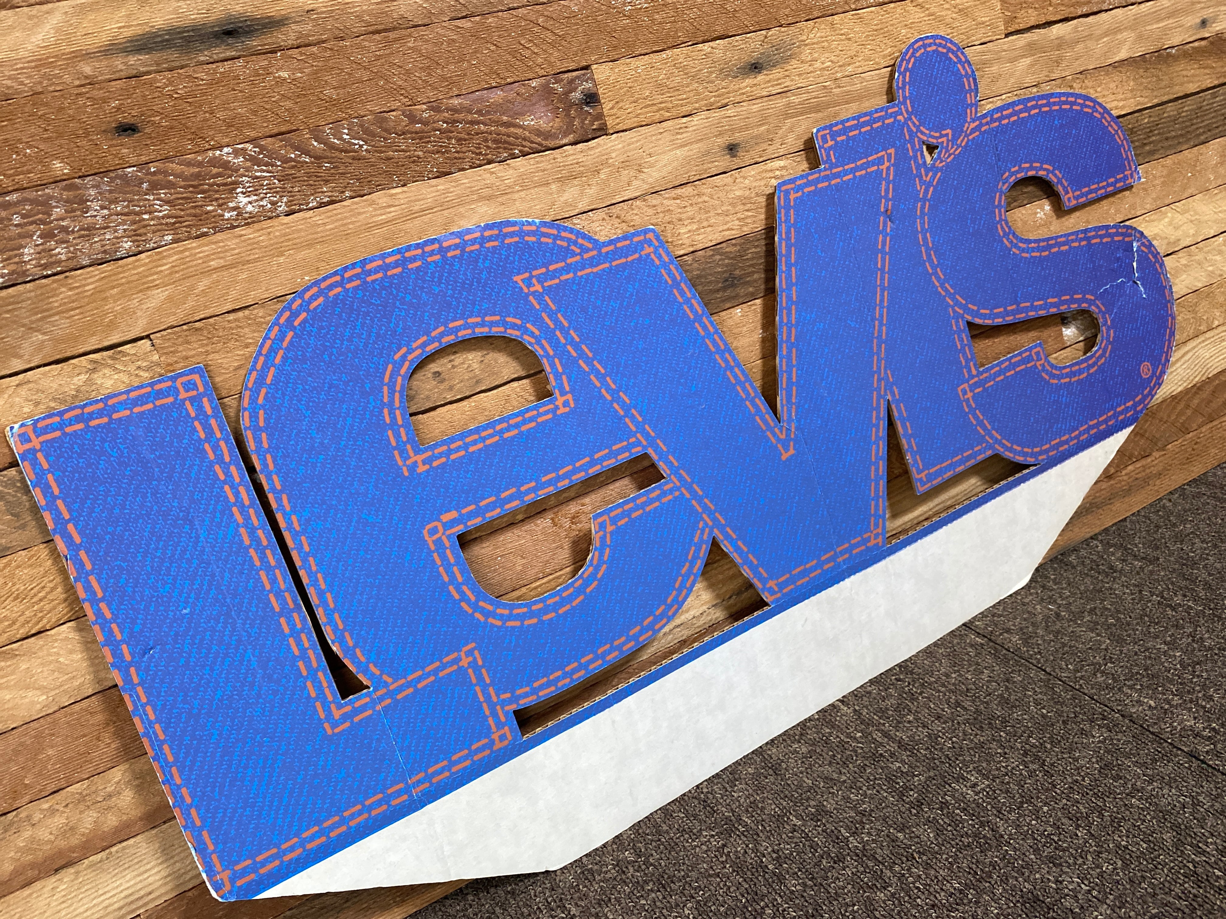 Levi's 70s Cardboard Display sign | CEREAL(シリアル) Levi's 70s Cardboard Display sign | CEREAL(シリアル)