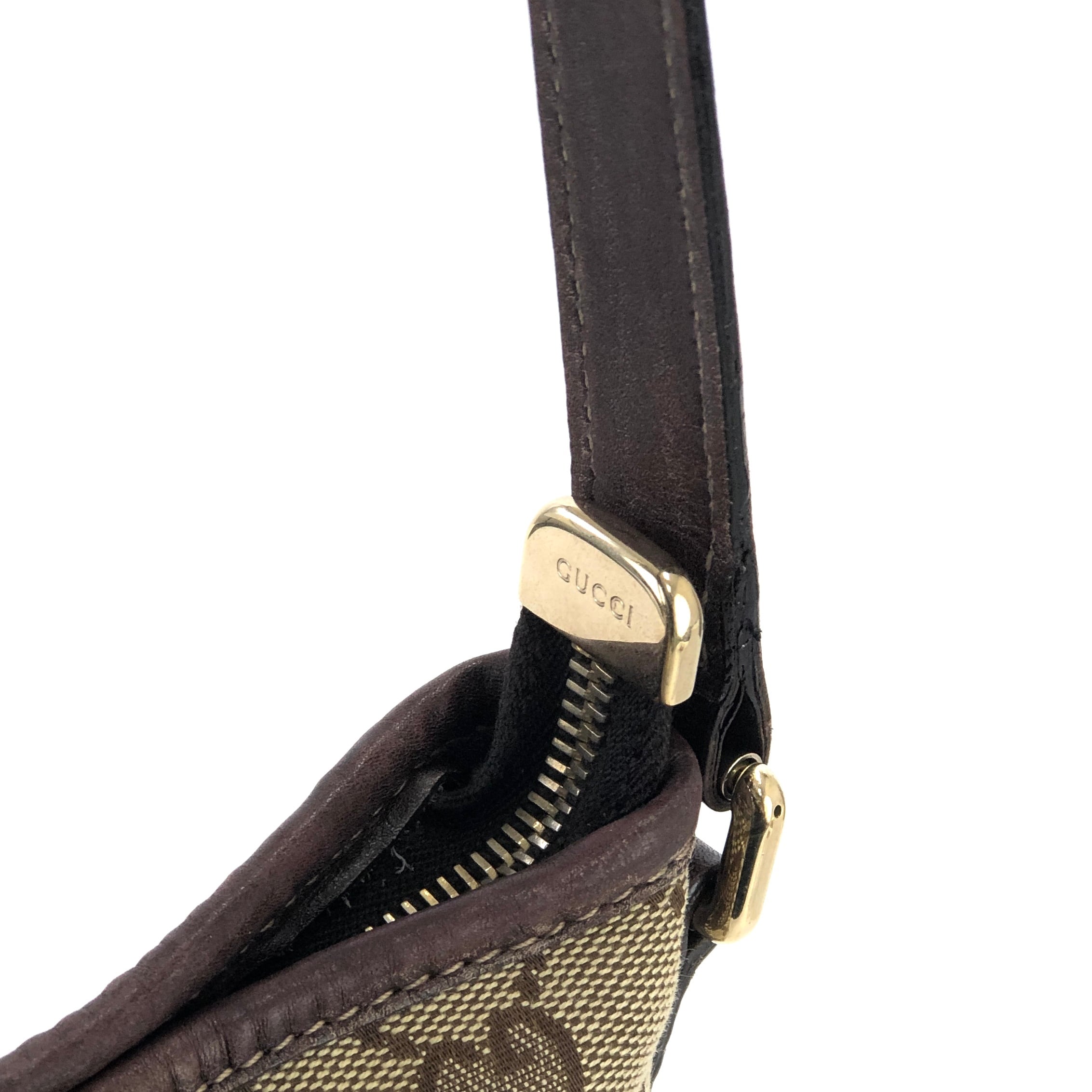 GUCCI グッチ インターロッキング GGキャンバス レザー×キャンバス