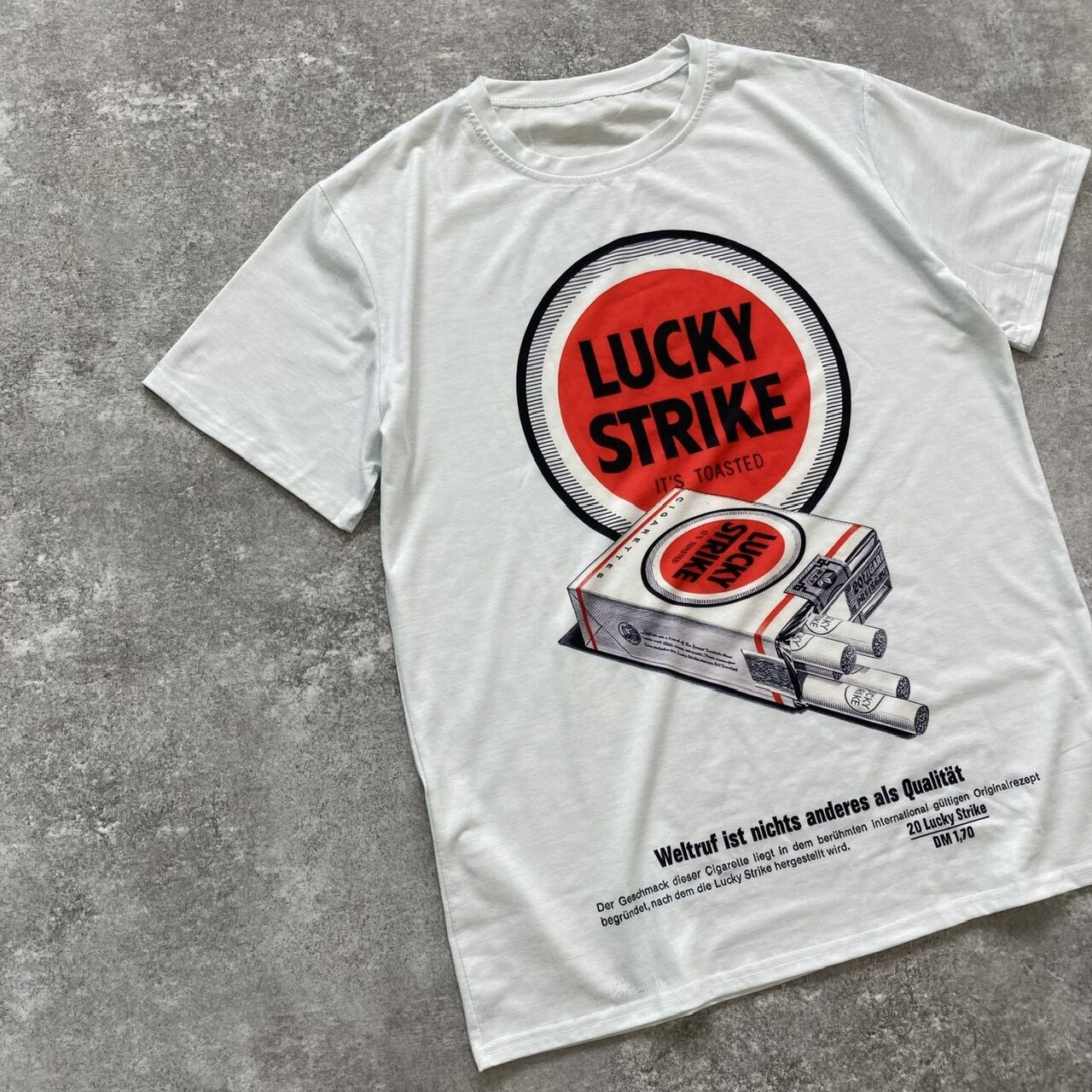LUCKY STRIKE / ラッキーストライク】 グッドプリント Tシャツ | anglo