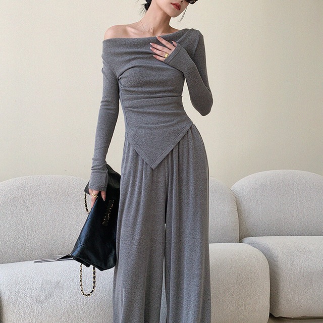 リラックスフルレングス パンツ　1col　H10841