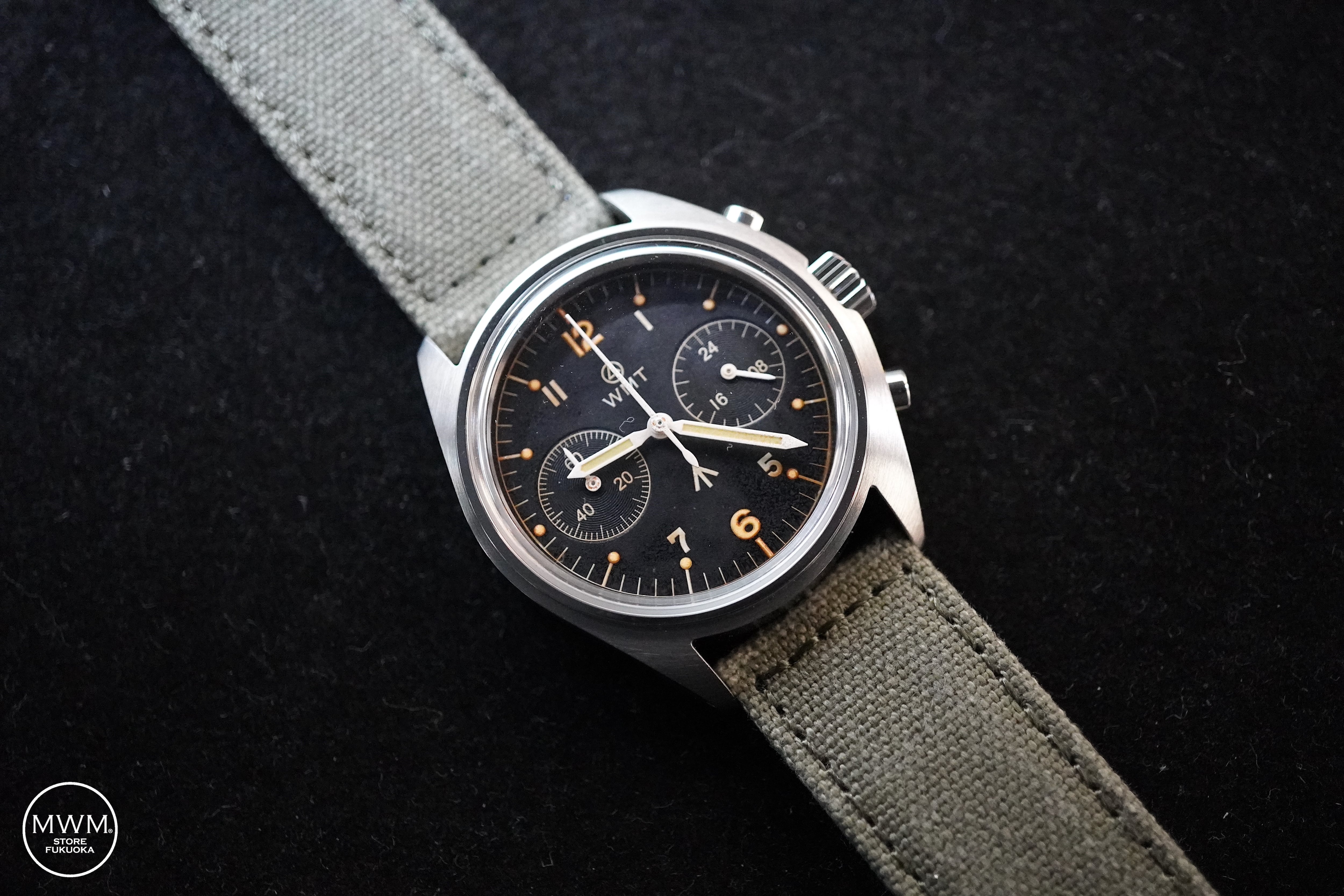 WMT Royal Air Force – Aged Edition / ( Military Green Canvas Strap