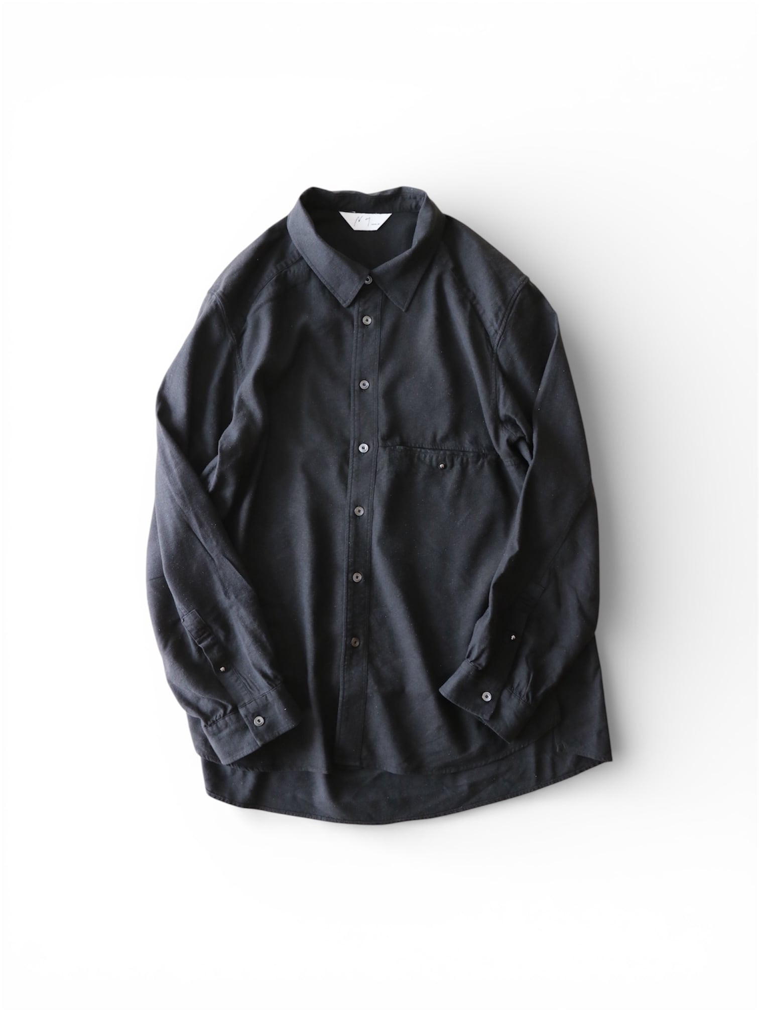 Ancellm -L/S NEP BOXY SHIRT- / ANC-SH83 / アンセルム ネップ