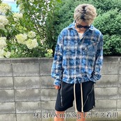 下半身スッキリ設計｜ヴィンテージチェックシャツ(SH00005)
