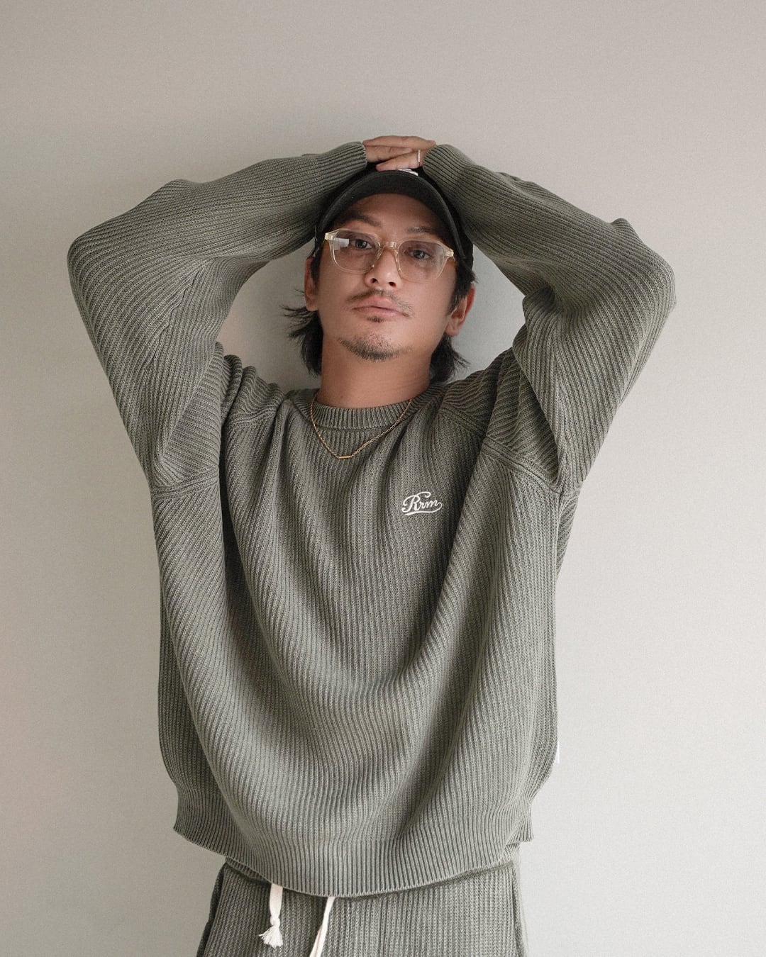 Re:room】WASHED COLOR CREW NECK KNIT［REK160］ | #Re:room（リルーム）