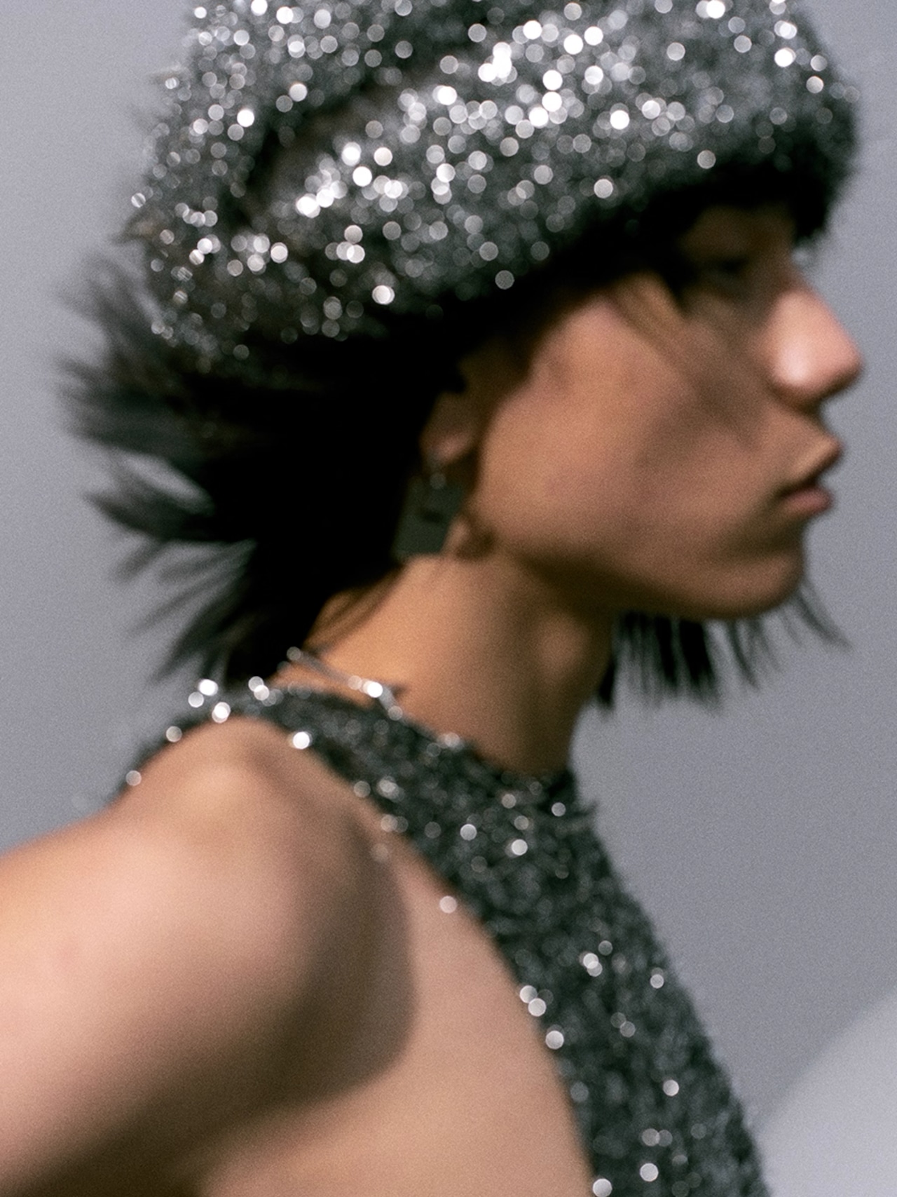 gushpsychic Shiny Balaclava Masked Beanie