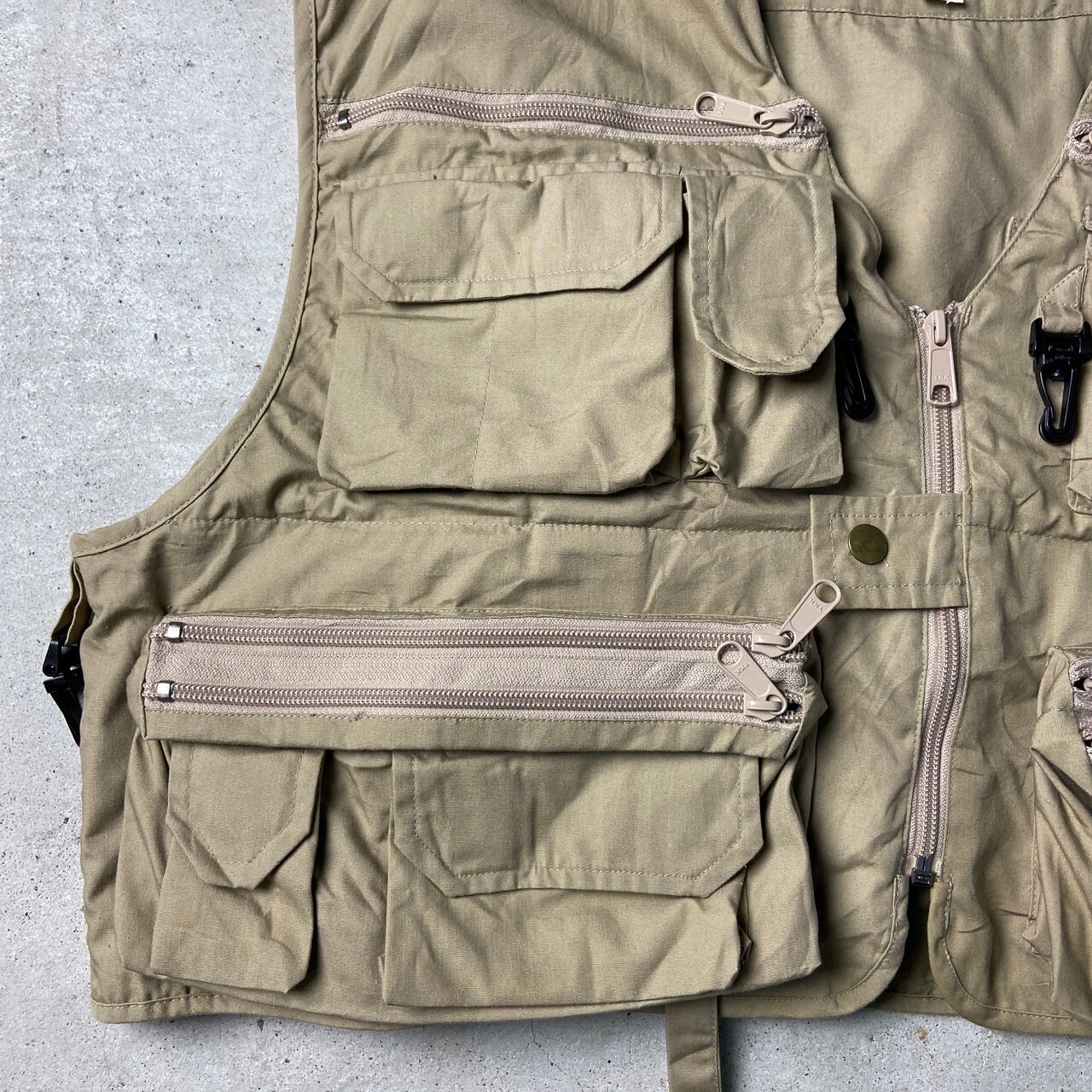 90年代 ORVIS オービス 多ポケット ショート丈 フィッシングベスト 