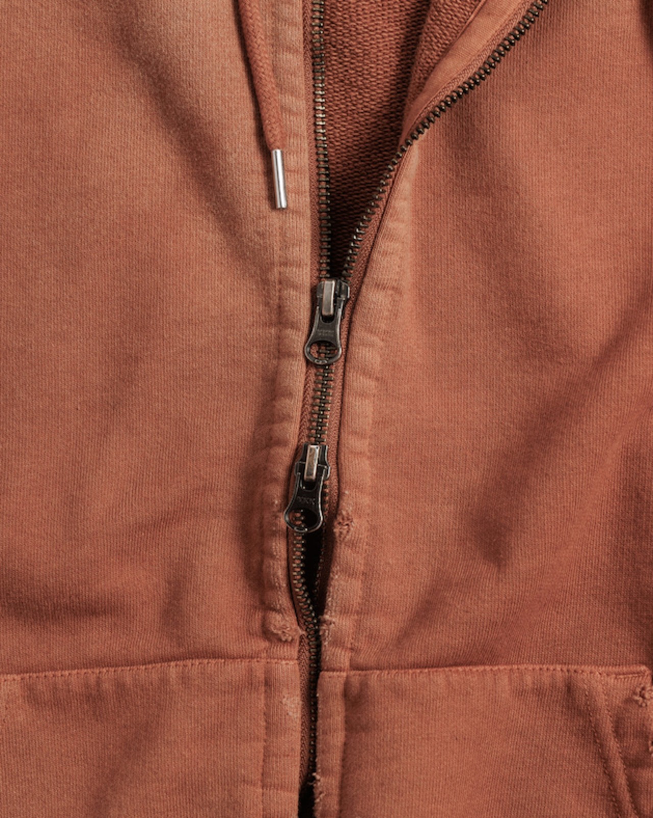 【 ANACHRONORM 】FADED FULL ZIP HOODIE
