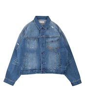 【#Re:room】VINTAGE DROP SHOULDER DENIM JACKET［REJ113］