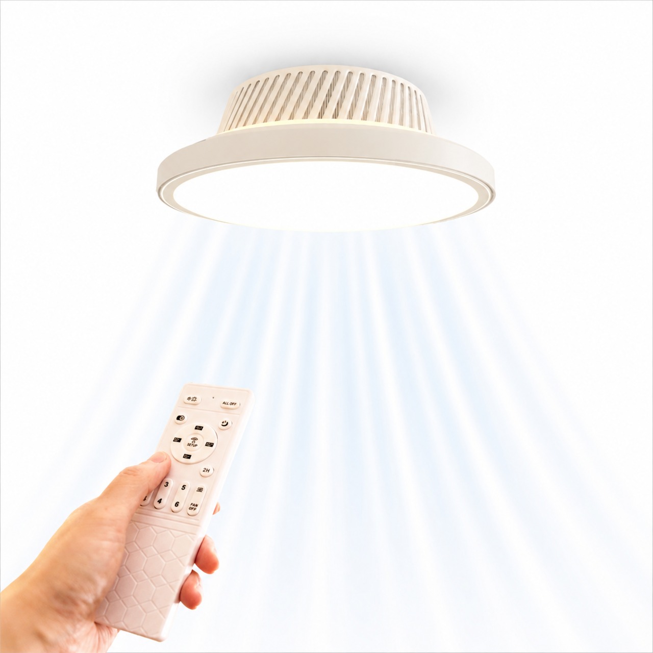 TOMONARI 澄のわ シーリングファンライト 空気清浄付き LED HEPA H13