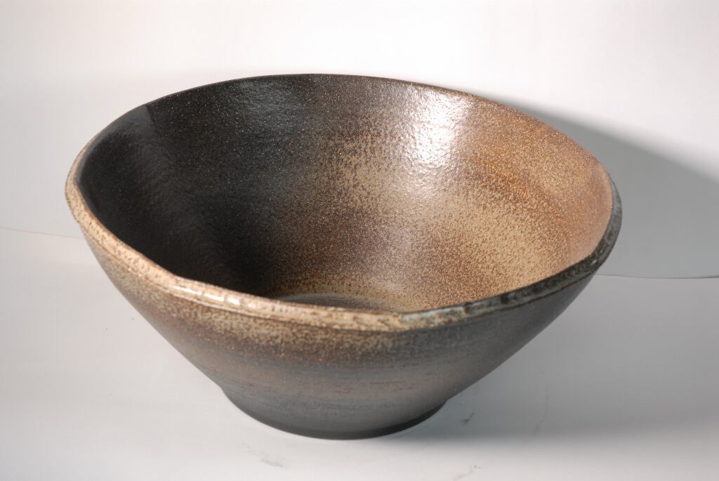 青白流しひねり水鉢 17号 （信焼・陶器・水鉢・メダカ鉢・めだか鉢・金魚鉢・すれん鉢・スイレン鉢・睡蓮鉢・B062-03） 青白流しひねり水鉢 17号 （信楽焼き・陶器・水鉢・めだか鉢・メダカ鉢