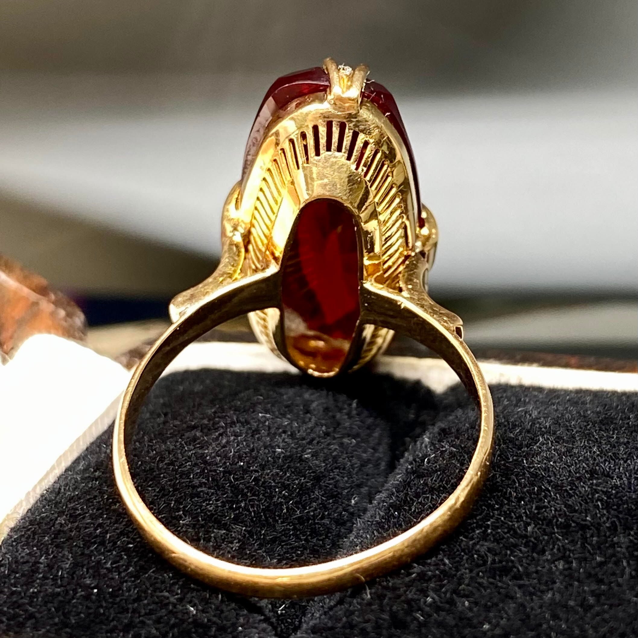 Japanese traditional ring】昭和レトロリング 百貨店 松屋刻印あり
